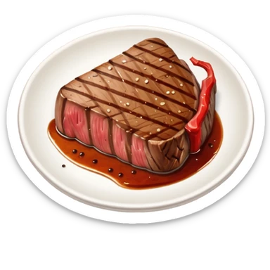 No puedo encontrar el bistec. sticker