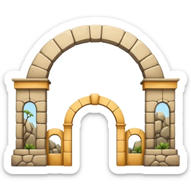 entrada de un zoo sticker