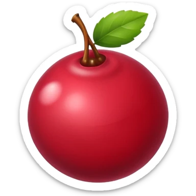 cranberry sticker