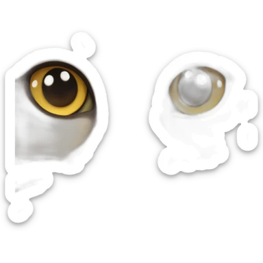 Burmese cat face sticker