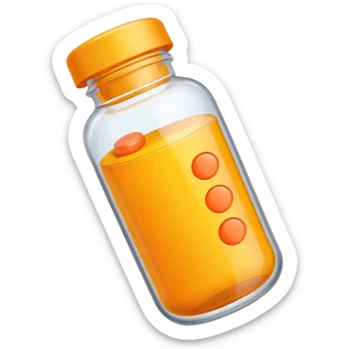 prescription pills bottle yellow orange sticker
