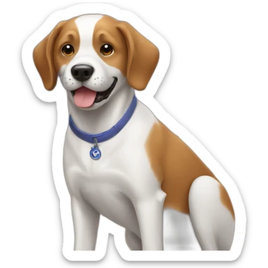 dog-volleyball sticker