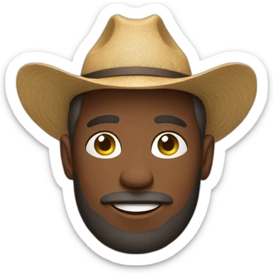 farmer on holiday sticker