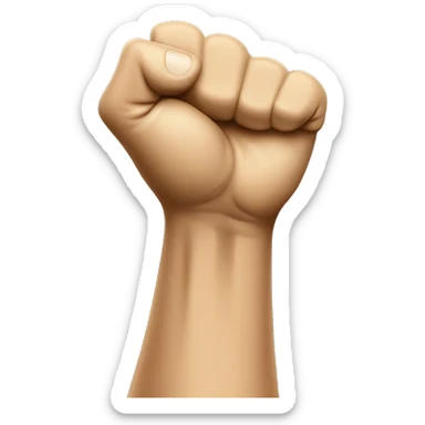 trump fist pumping sticker