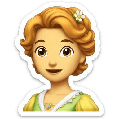 Princesse daisy sticker