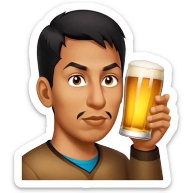 Cerveza Drinker sticker