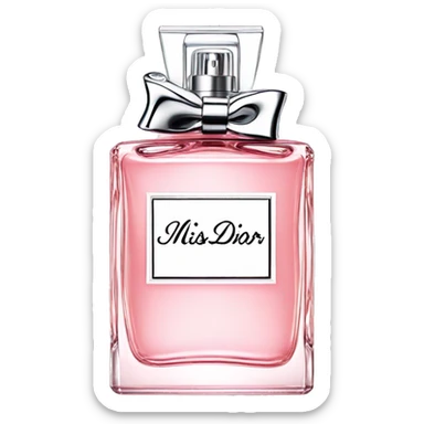 Miss dior perfume sticker