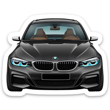 g30 BMW darkened windows  sticker