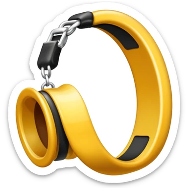 a #00DDC5 whoop band in the style of an ios emoji  sticker