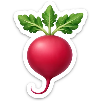 radish sticker