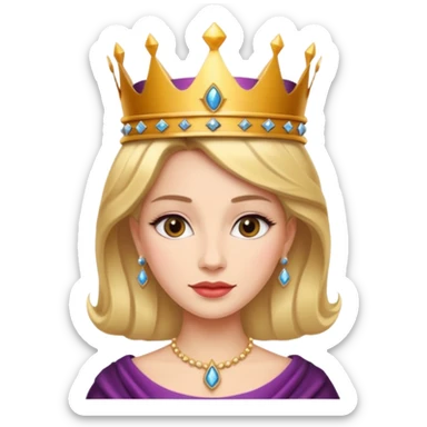 beautiful queen sticker