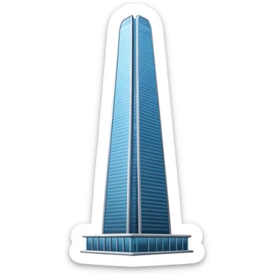 modern skyscraper sticker
