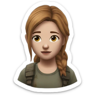 ellie from the last of us sticker