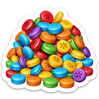 Candy sticker