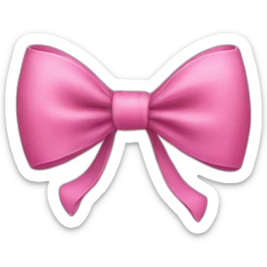 Bow with a bow sticker