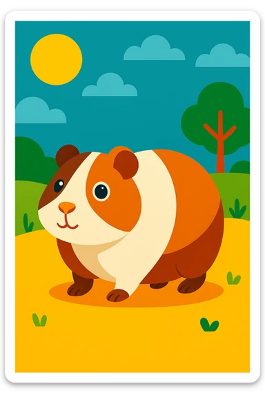 Guinea pig sticker