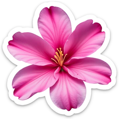 Azalea flower sticker