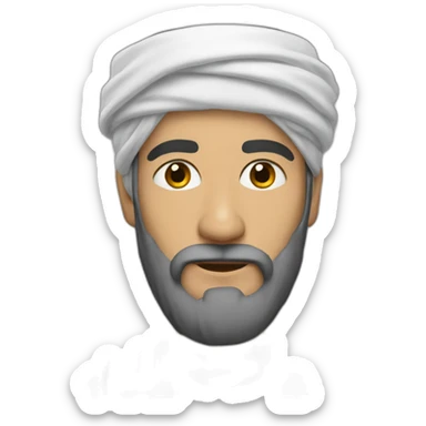 Un musulman qui tien un pétard sticker