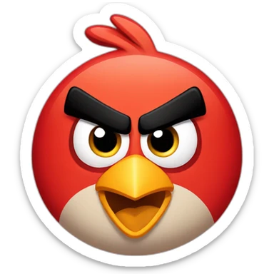 angry bird sticker