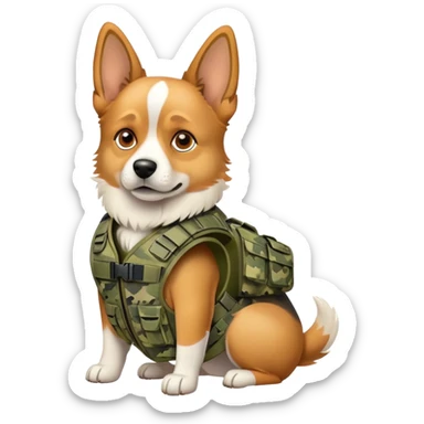 Tactic dog sticker