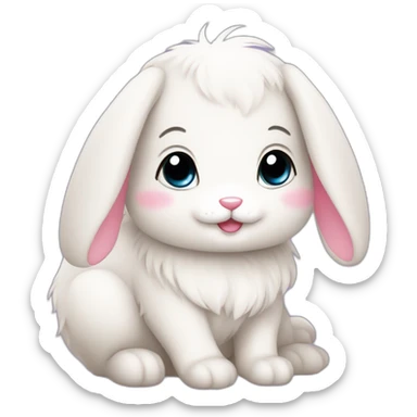 cute kawaii bunny sticker