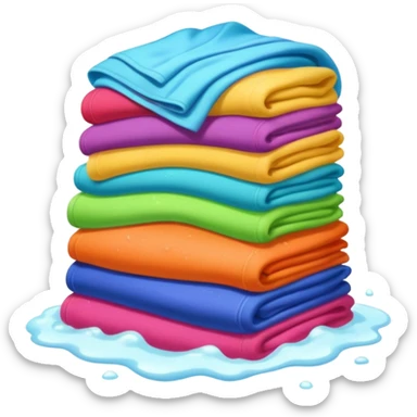 Washing things sticker