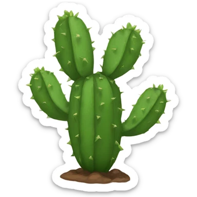 single flat Nopal without pot sticker