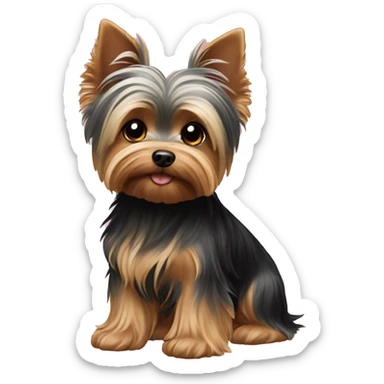 Mini Yorkshire terrier ￼ sticker