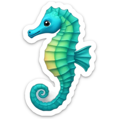 Seahorse sticker