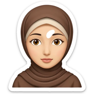 arabic women sticker