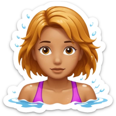 swim full pic girl sticker