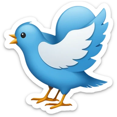 Twitter Logo sticker