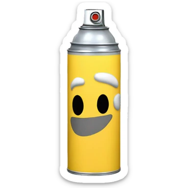 aerosol can sticker