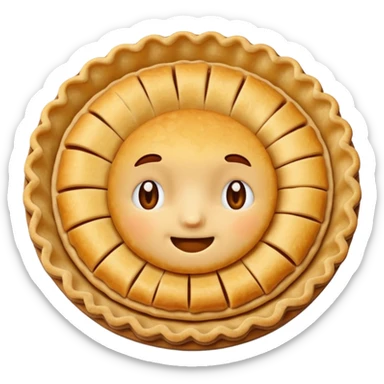 pie crust sticker