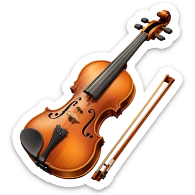 Violin sticker