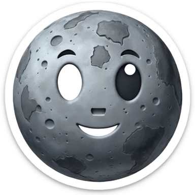 The planet Mercury with no face sticker