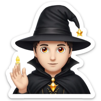 Ich bin Zauber und kann etwas Merkwürdiges machen. sticker