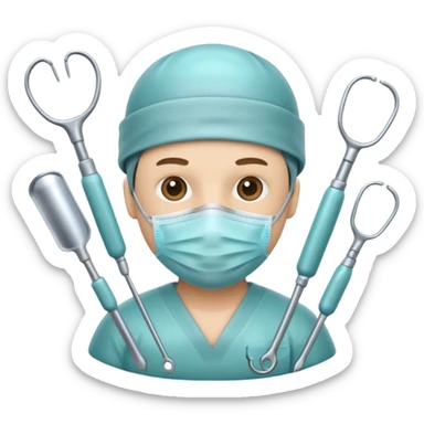 surgeon tools sticker