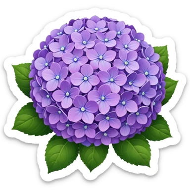 Hydranges sticker