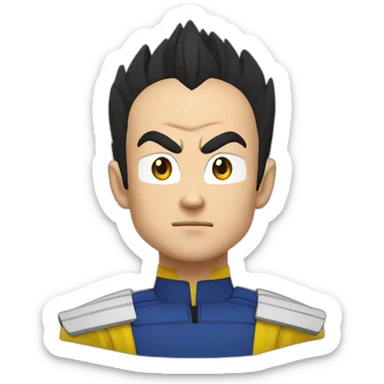 vegeta ultra ego sticker