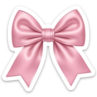 Baby Pink bow  sticker