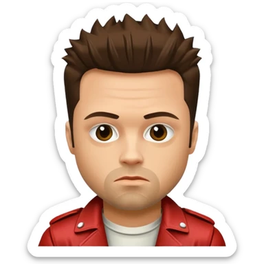 make tyler durden from fight club sticker