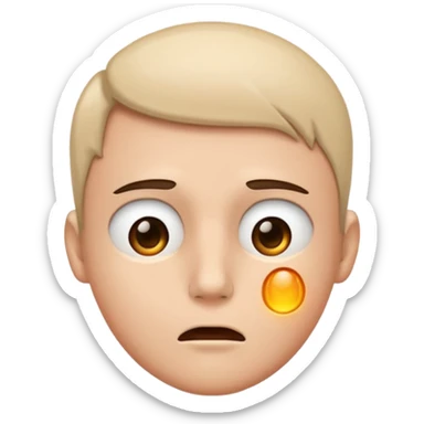 exhaling face alternate version sticker