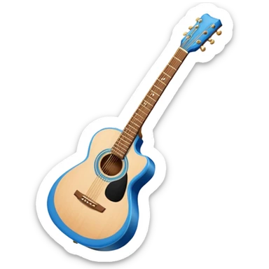 Blue guitar 🎸 sticker