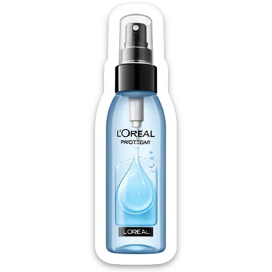 l'oreal heat protectant sticker
