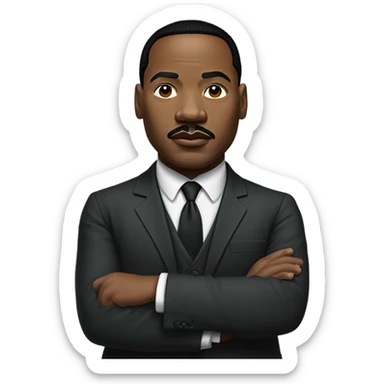 Mlk king sticker