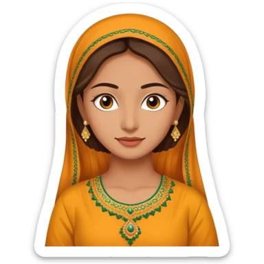 Salwar kameez sticker