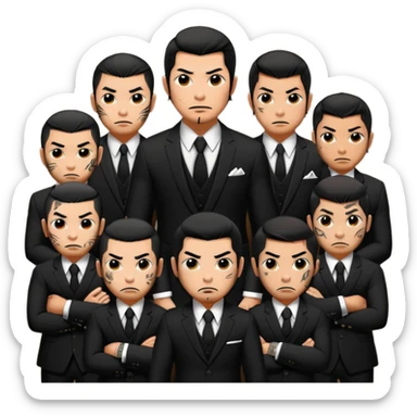 Yakuza Gang sticker