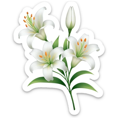 Lilly flowers  sticker