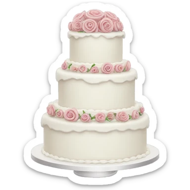wedding cake sticker